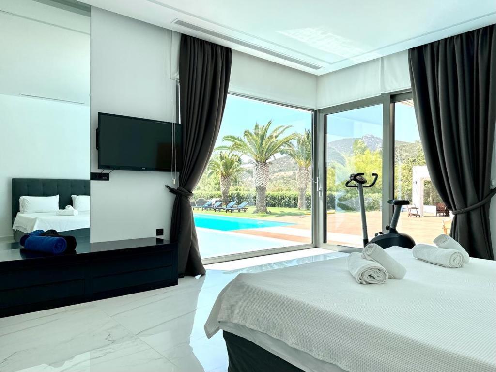 Leblanc Luxurious Beachfront Villa, Gcollectiongr Эрмиони Экстерьер фото